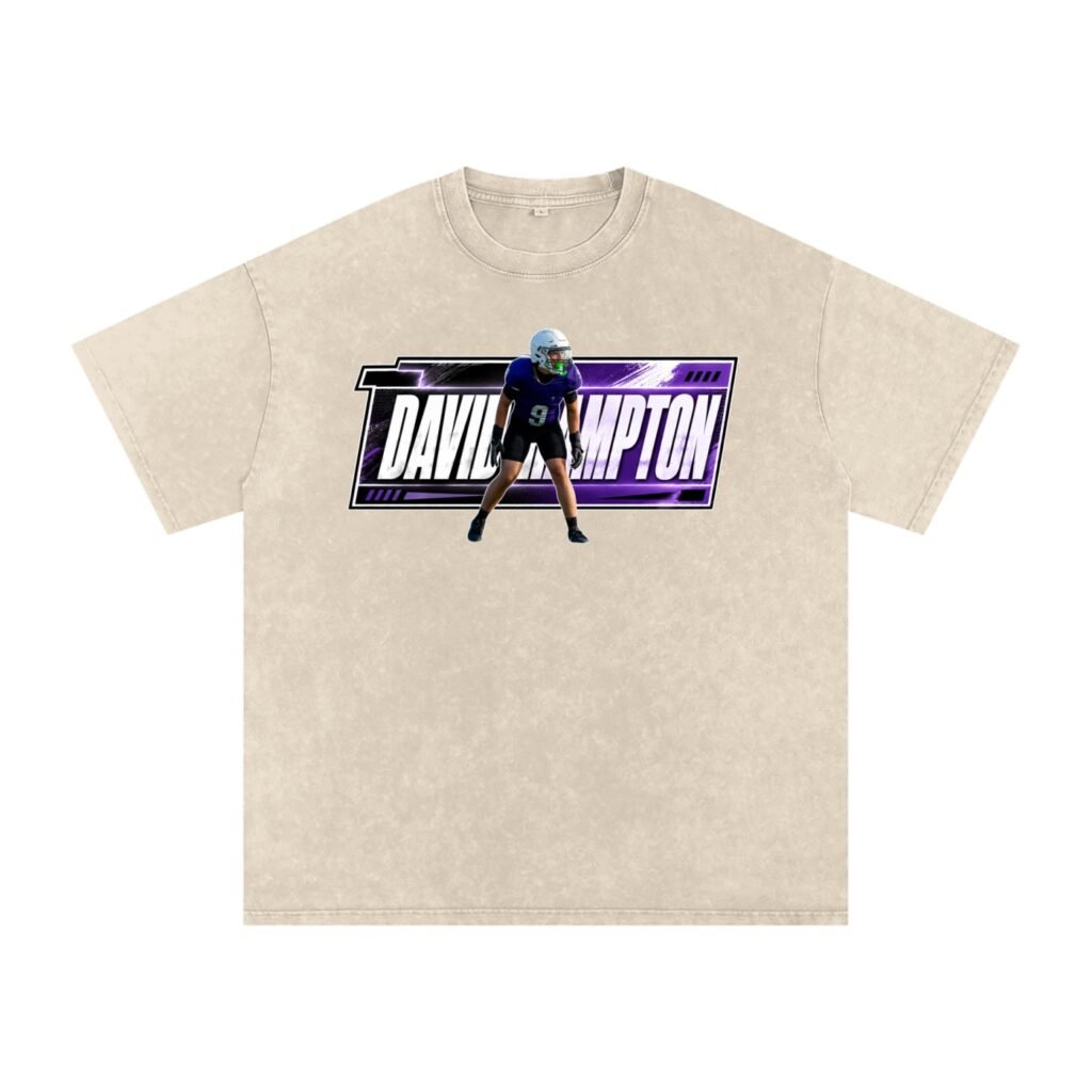 David Hampton Snow Washed Oversized TEE