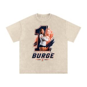 Charis Burge Snow Washed Oversized TEE - Image 2
