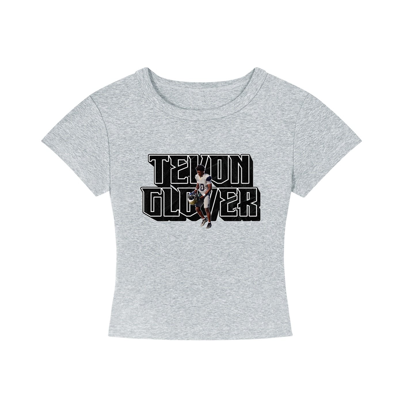 Tevon glover Women's CropTop - Image 3
