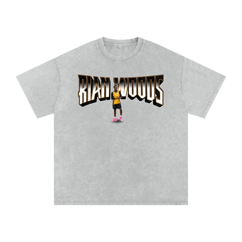 Rian Woods Snow Washed Oversized TEE