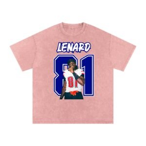 Lenard Antoine Snow Washed Oversized TEE - Image 5
