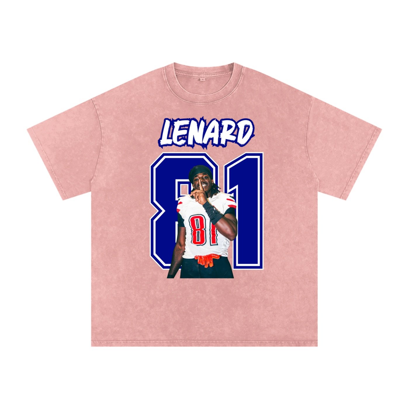Lenard Antoine Snow Washed Oversized TEE - Image 5