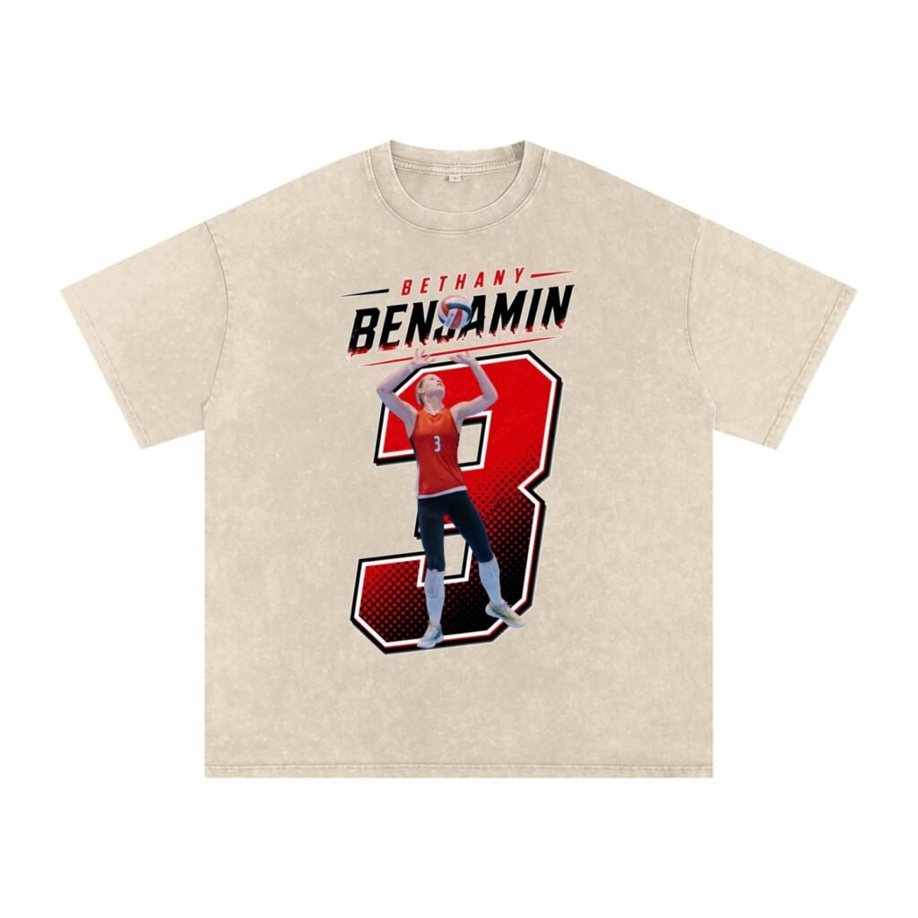 Bethany Benjamin Snow Washed Oversized TEE