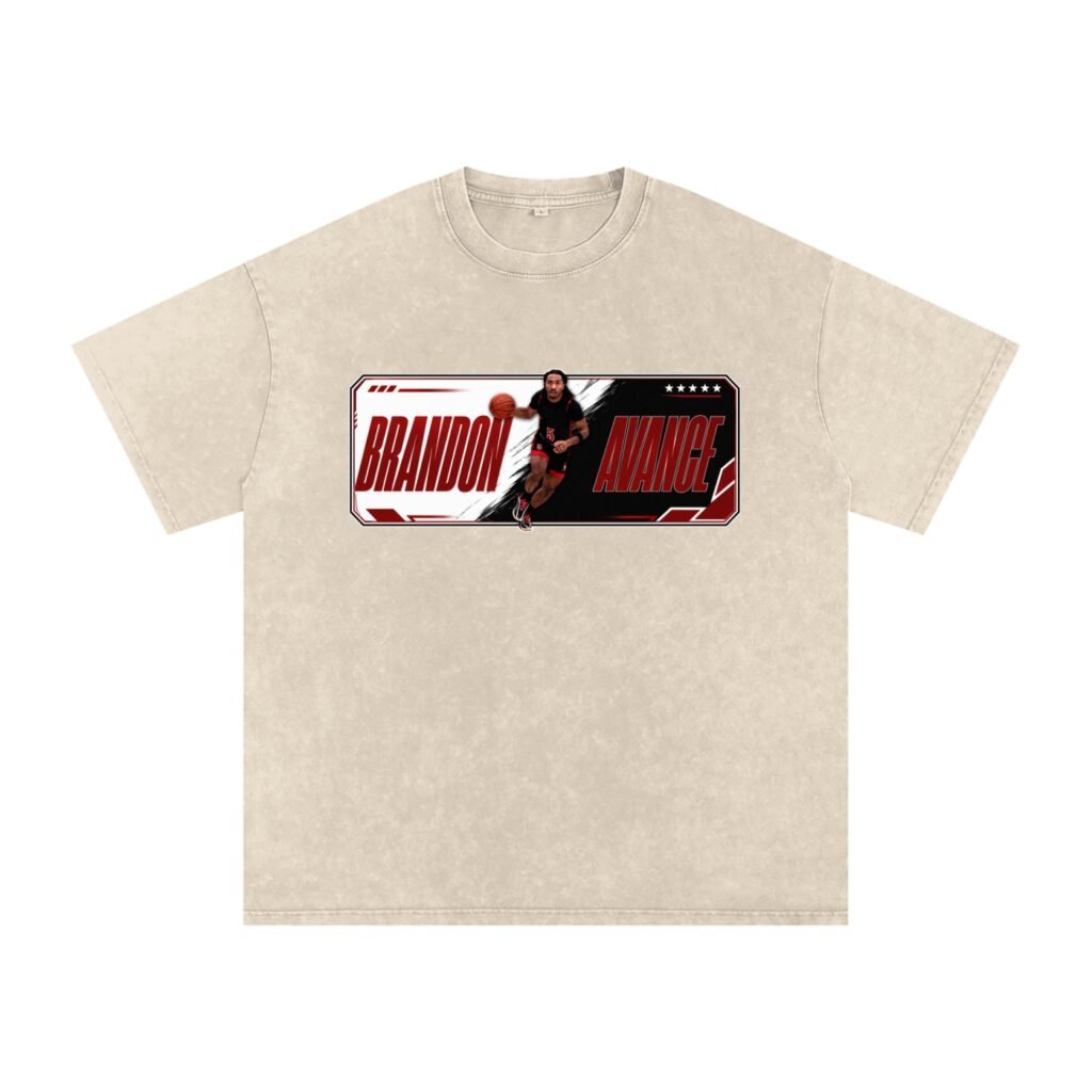 Brandon Avance Snow Washed Oversized TEE