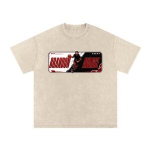 Brandon Avance Snow Washed Oversized TEE - Image 2