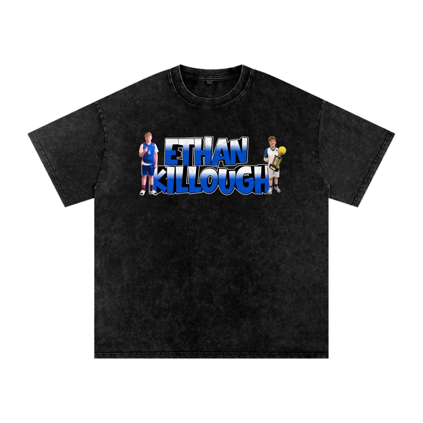 Ethan killough Snow Washed Oversized TEE - Image 1