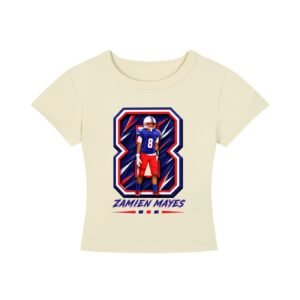 Zamien Lee Mayes Women's CropTop - Image 4