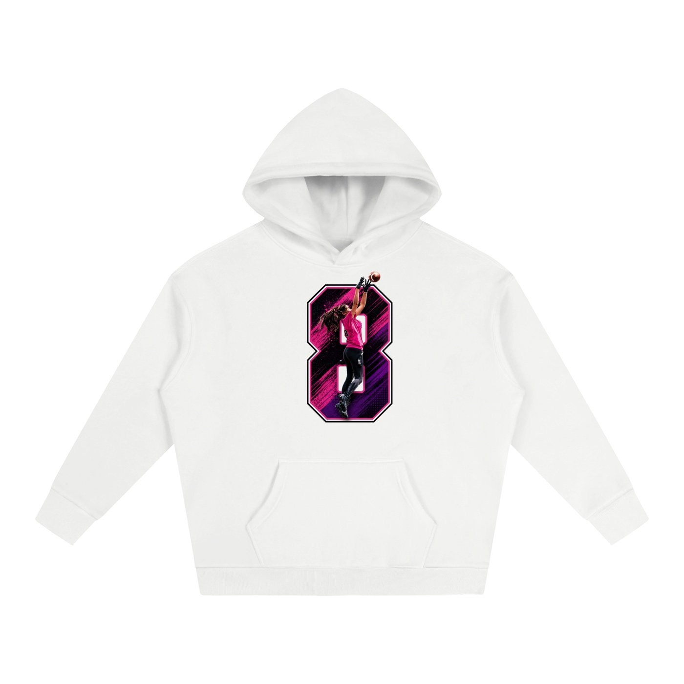 Angelicia Hampton Oversize Fleeced Hoodie - Image 2