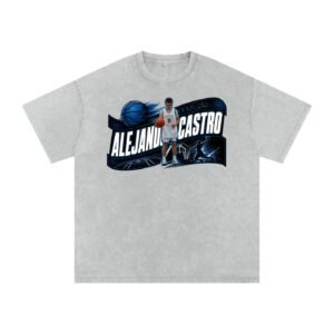 Alejandro Castro Snow Washed Oversized TEE - Image 3