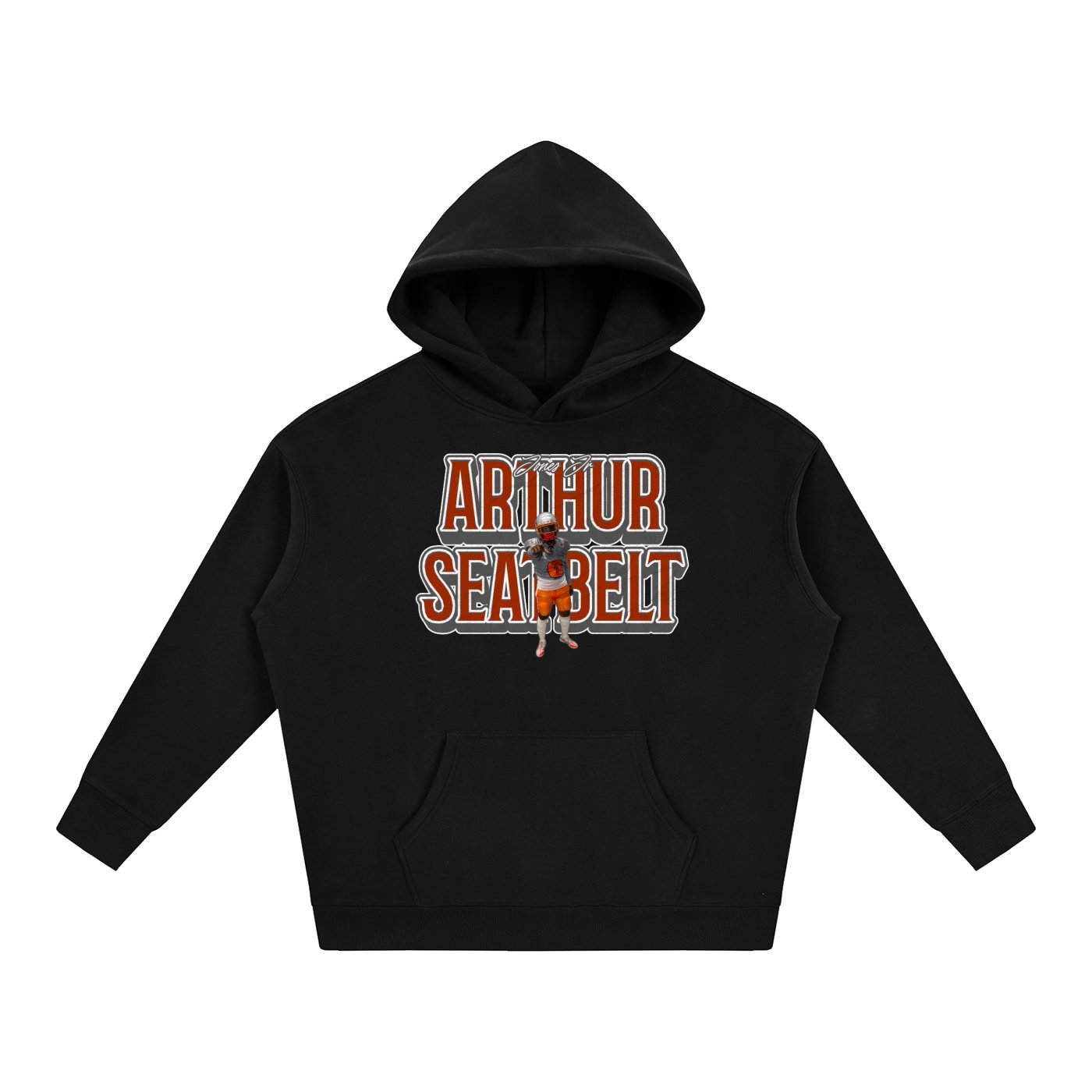 Arthur Seatbelt Jones Oversize Fleeced Hoodie - Image 1