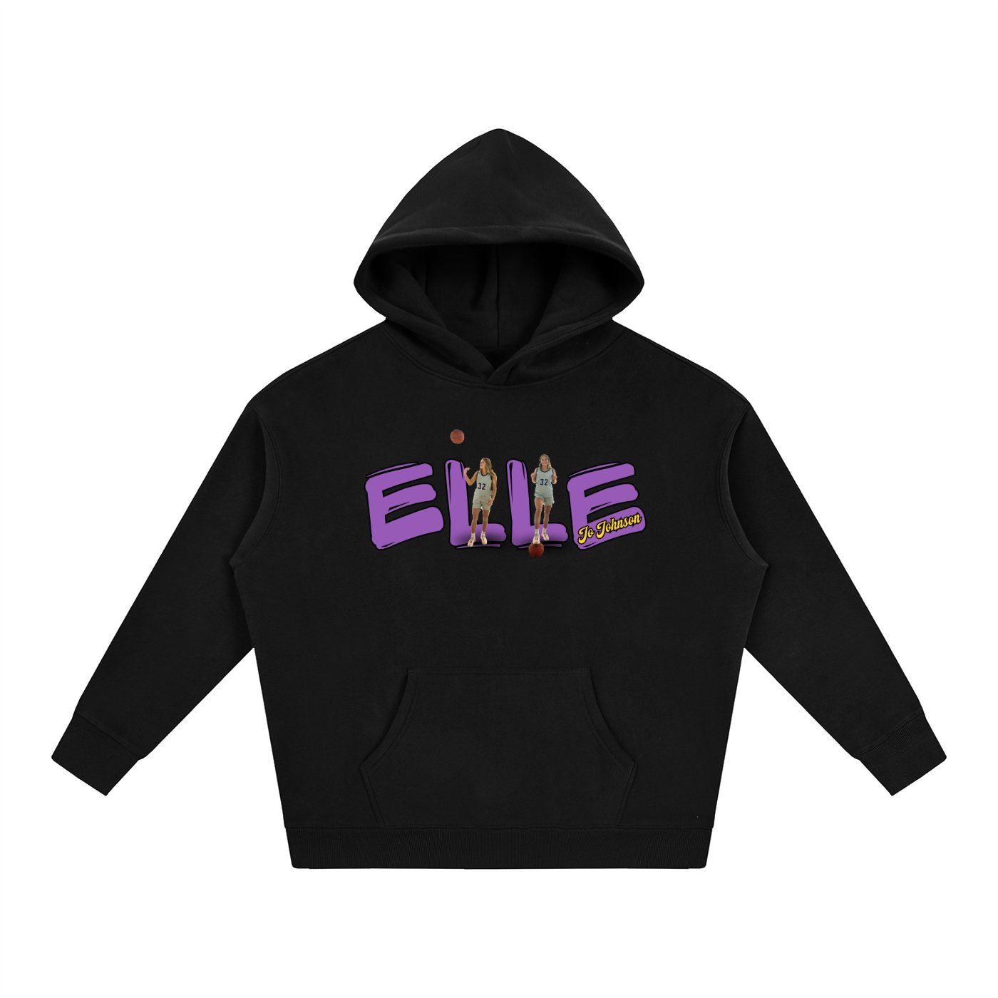 Elle Jo Johnson Oversize Fleeced Hoodie - Image 1