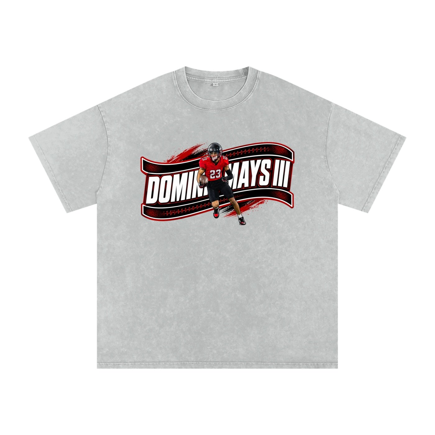 Dominic Mays III Snow Washed Oversized TEE - Image 3