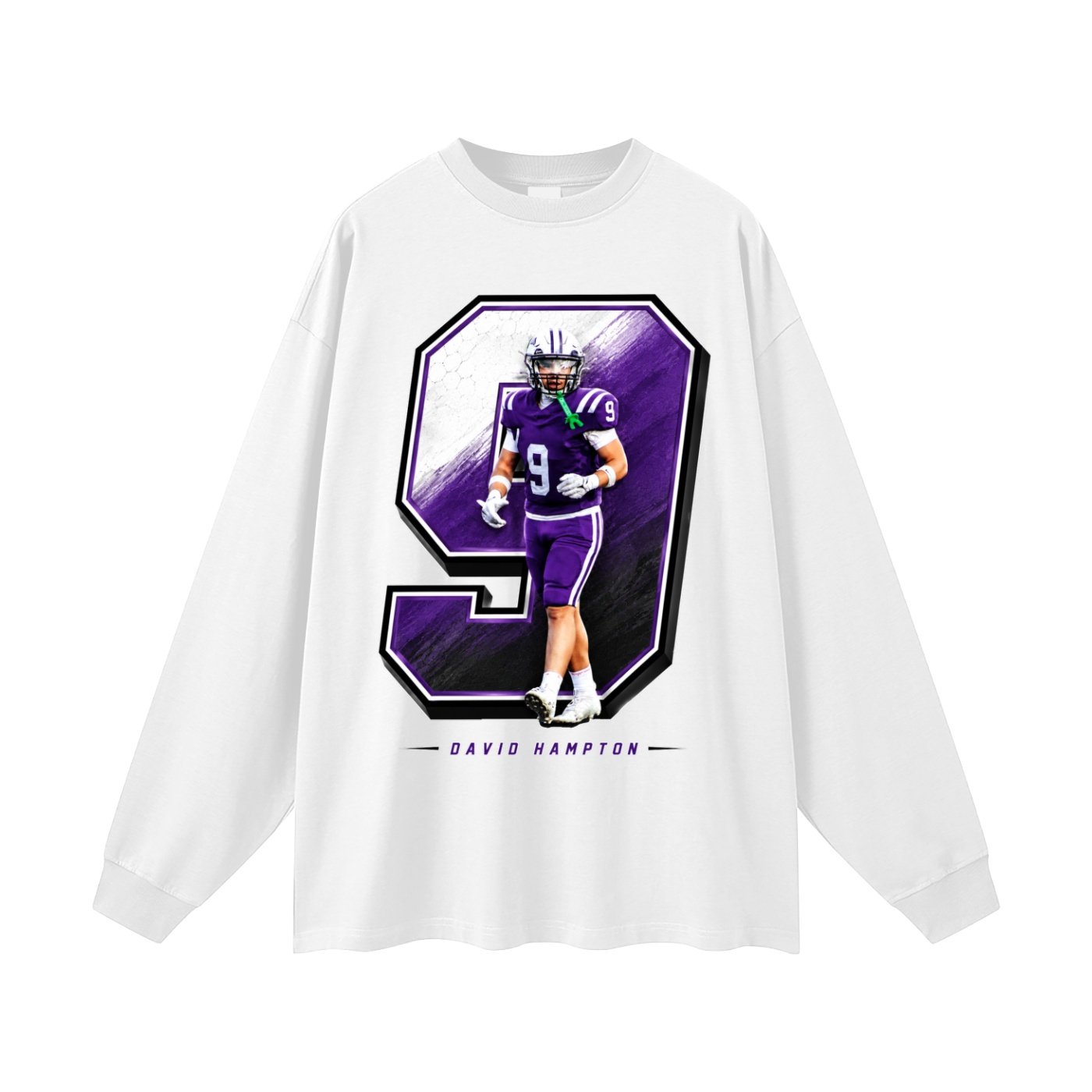 David Hampton Unisex Long Sleeve T-Shirt - Image 2
