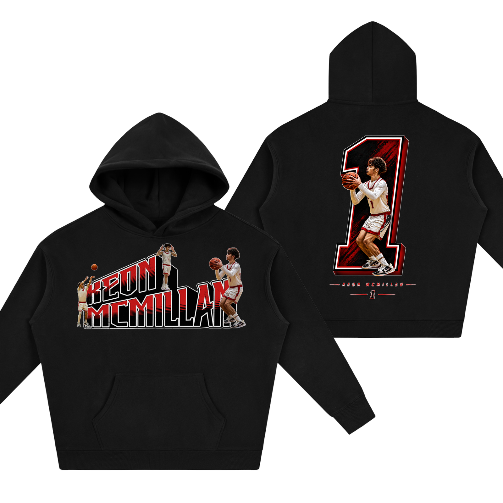 Keon McMillan Oversize Fleeced Hoodie - Image 2