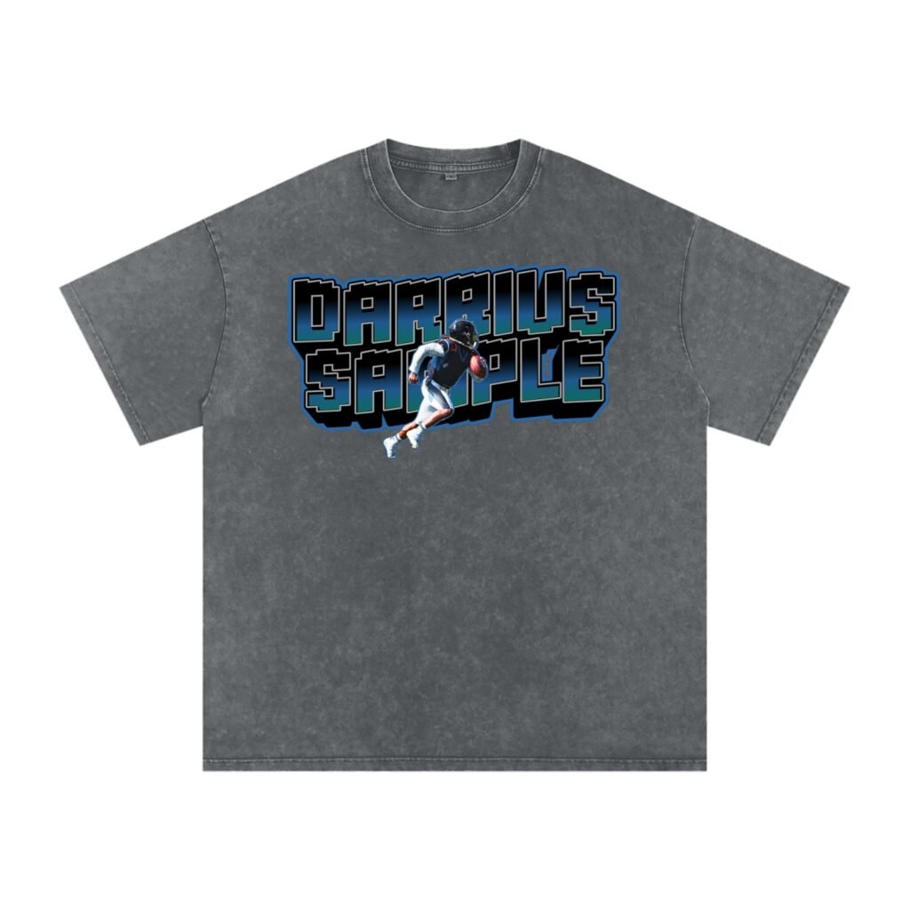 Darrius Sample Snow Washed Oversized TEE