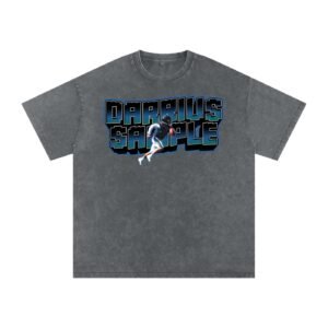 Darrius Sample Snow Washed Oversized TEE - Image 4