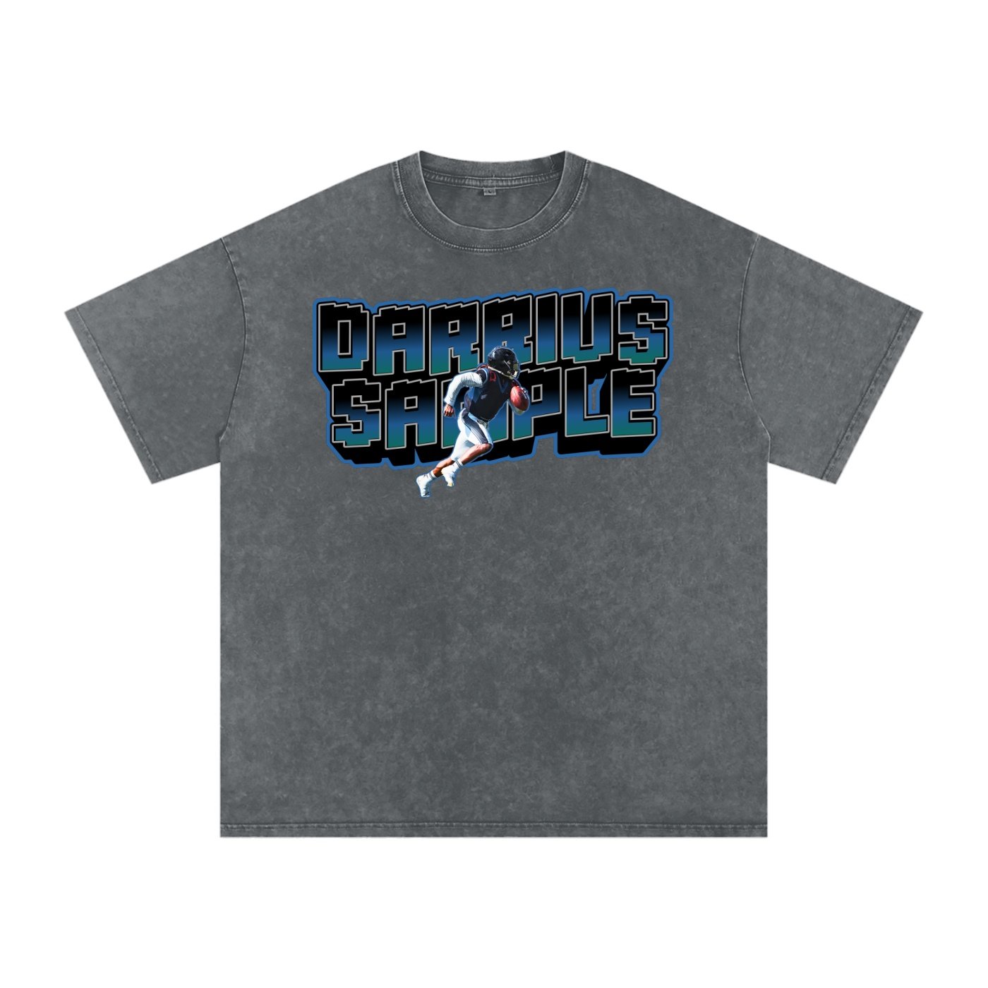 Darrius Sample Snow Washed Oversized TEE - Image 4