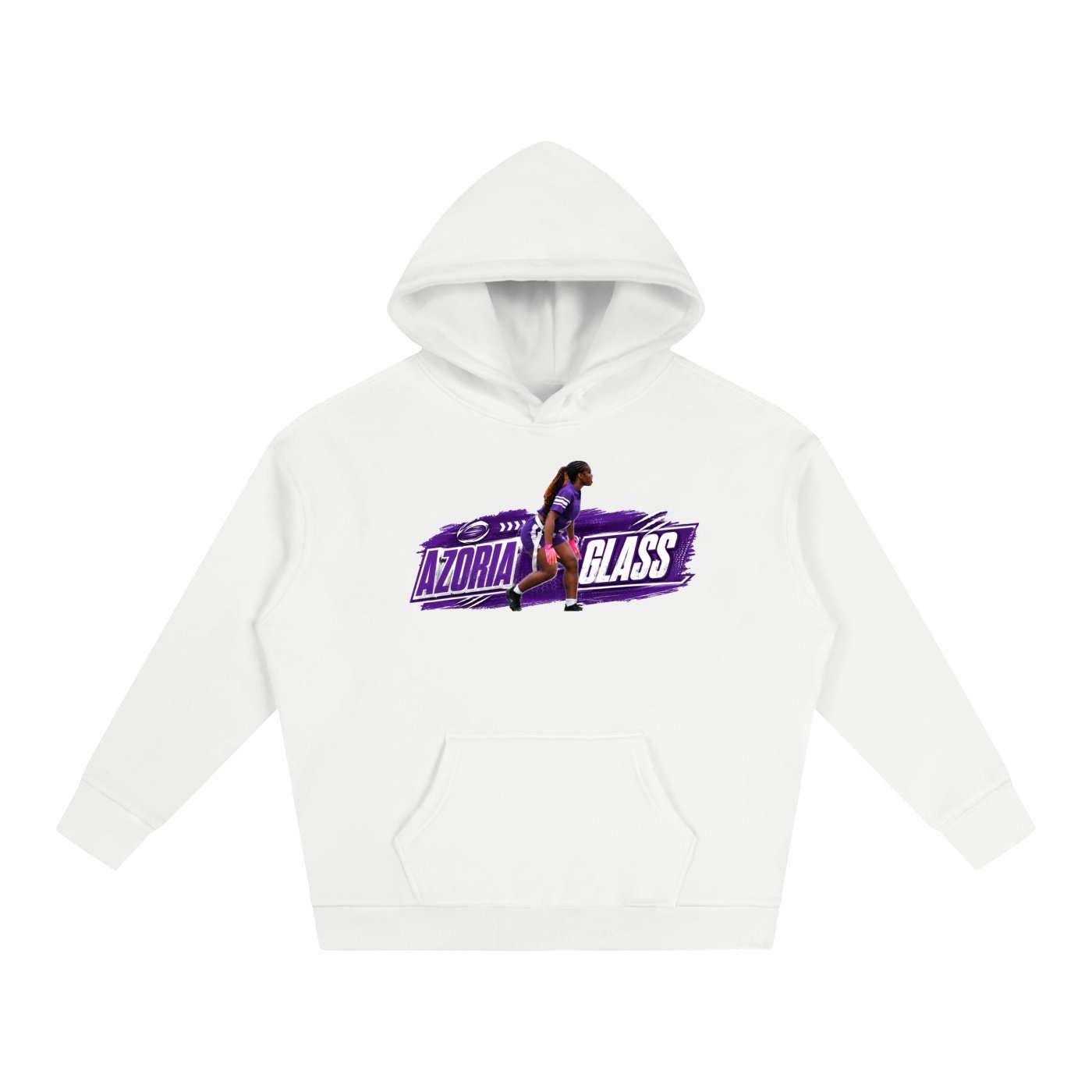 Azoria Glass Oversize Fleeced Hoodie - Image 2
