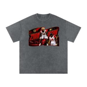 Zion Ntemi Snow Washed Oversized TEE - Image 4