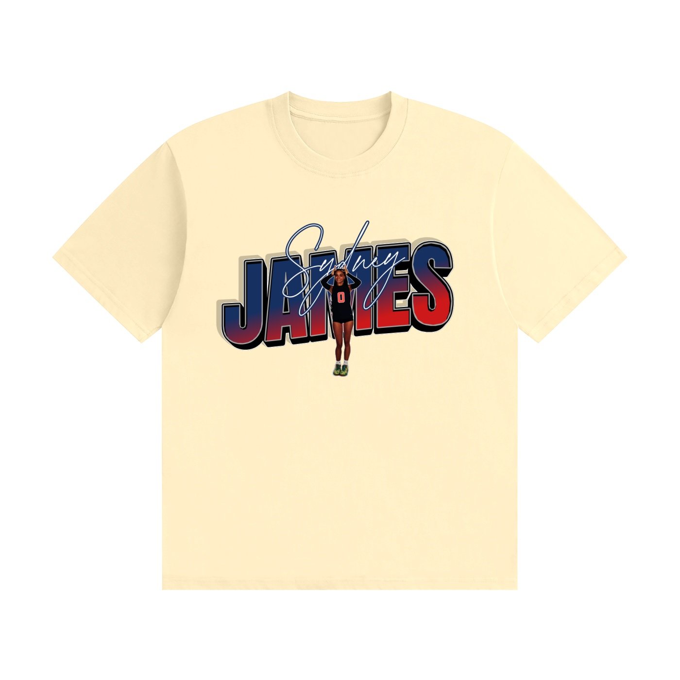 Sydney James Unisex Cotton T-Shirt - Image 3