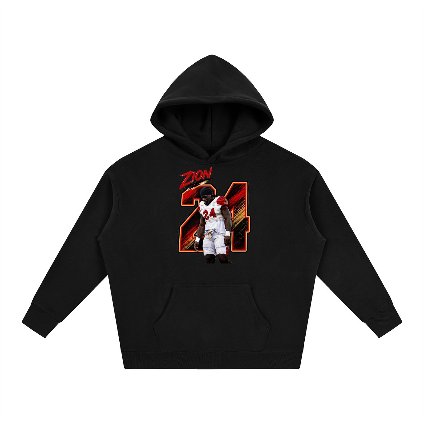 Zion Ntemi Oversize Fleeced Hoodie - Image 1
