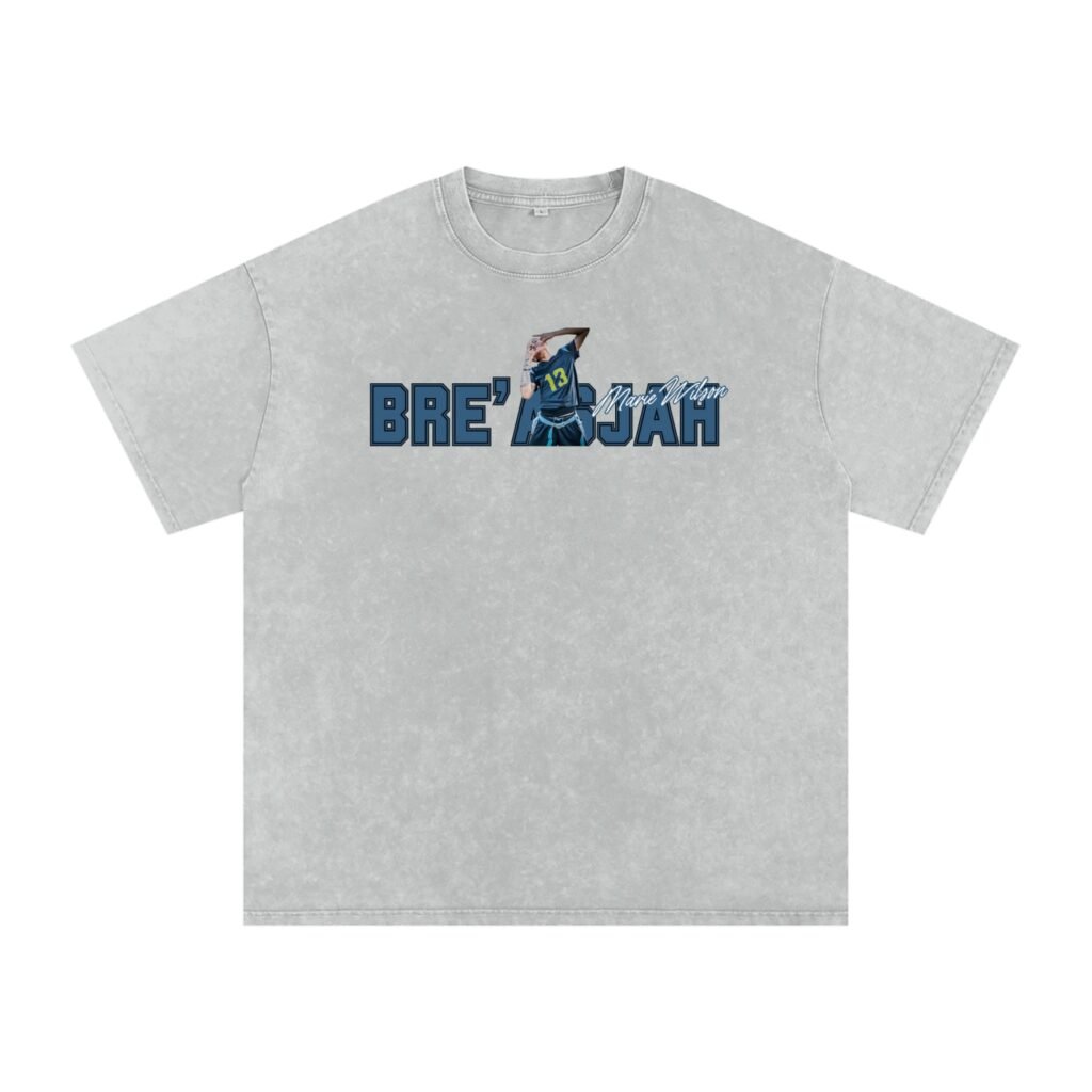 Bre'asjah Snow Washed Oversized TEE