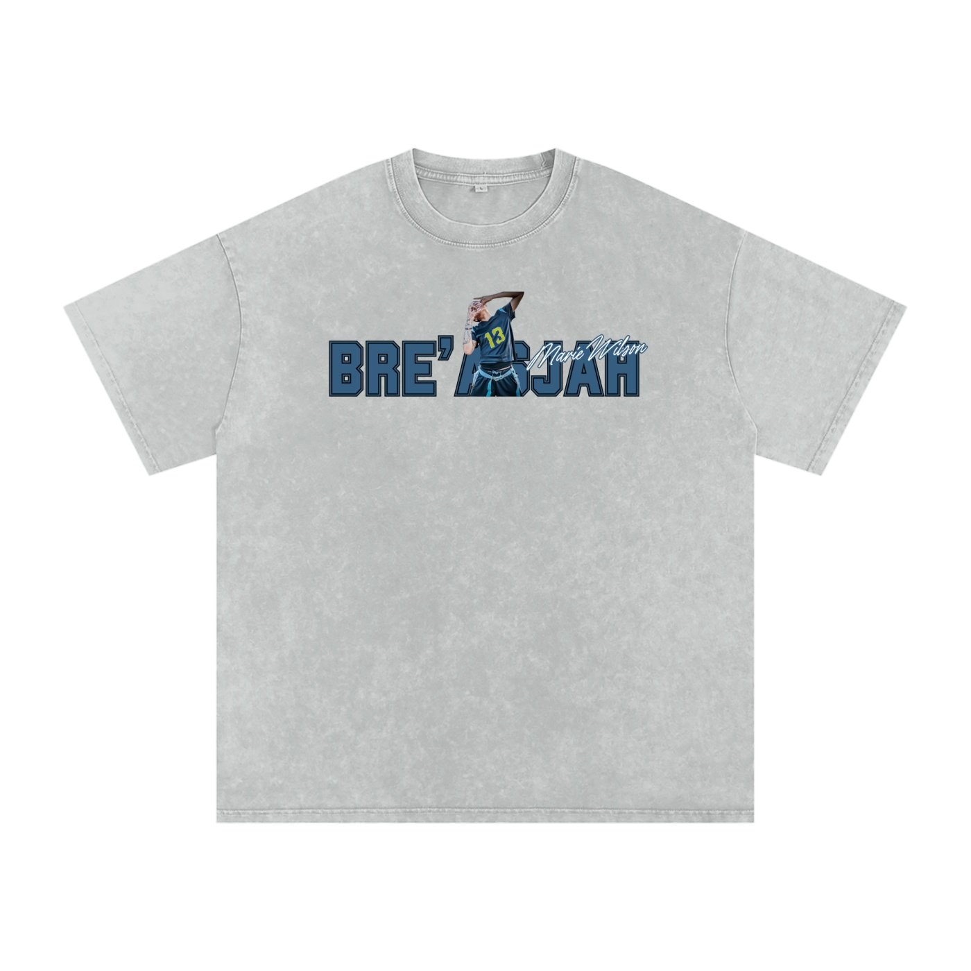 Bre'asjah Snow Washed Oversized TEE - Image 3