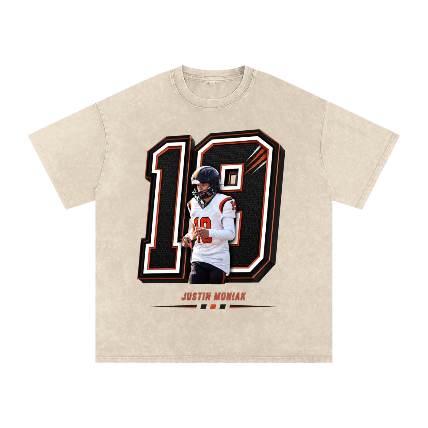 Justin Muniak Snow Washed Oversized TEE - Image 2