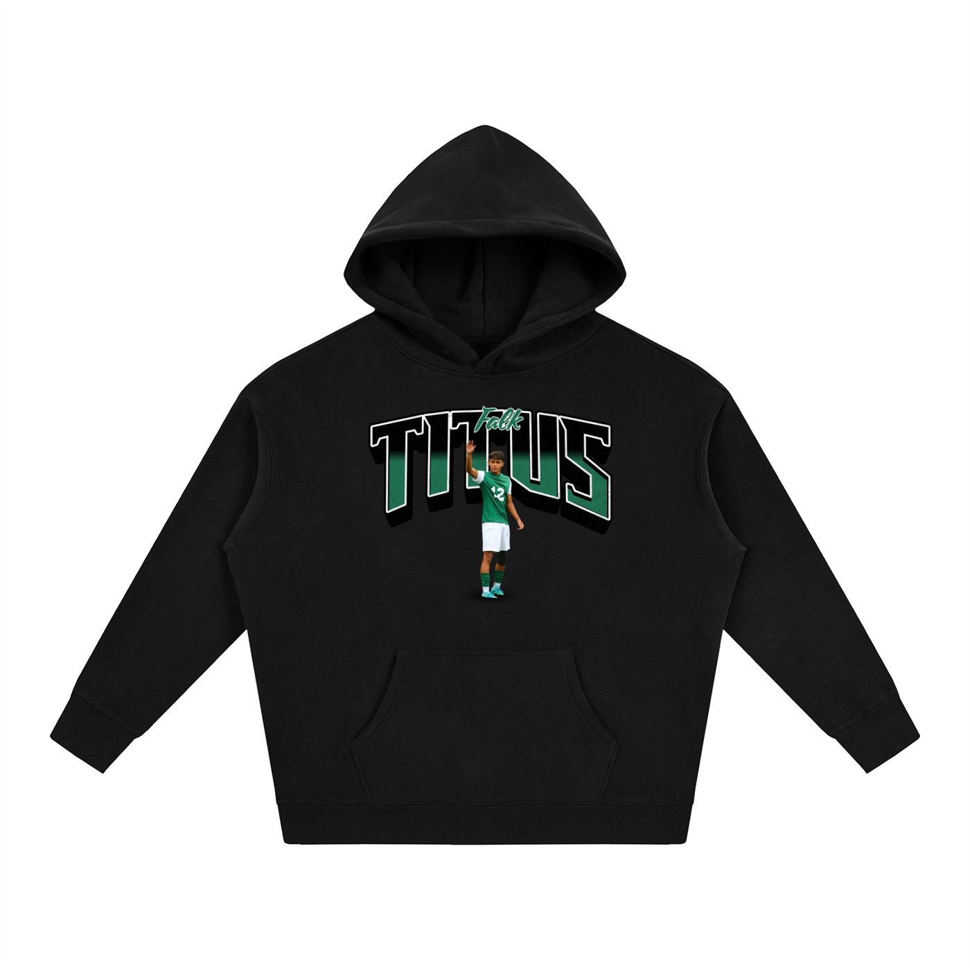 Titus Falk Oversize Fleeced Hoodie - Image 1