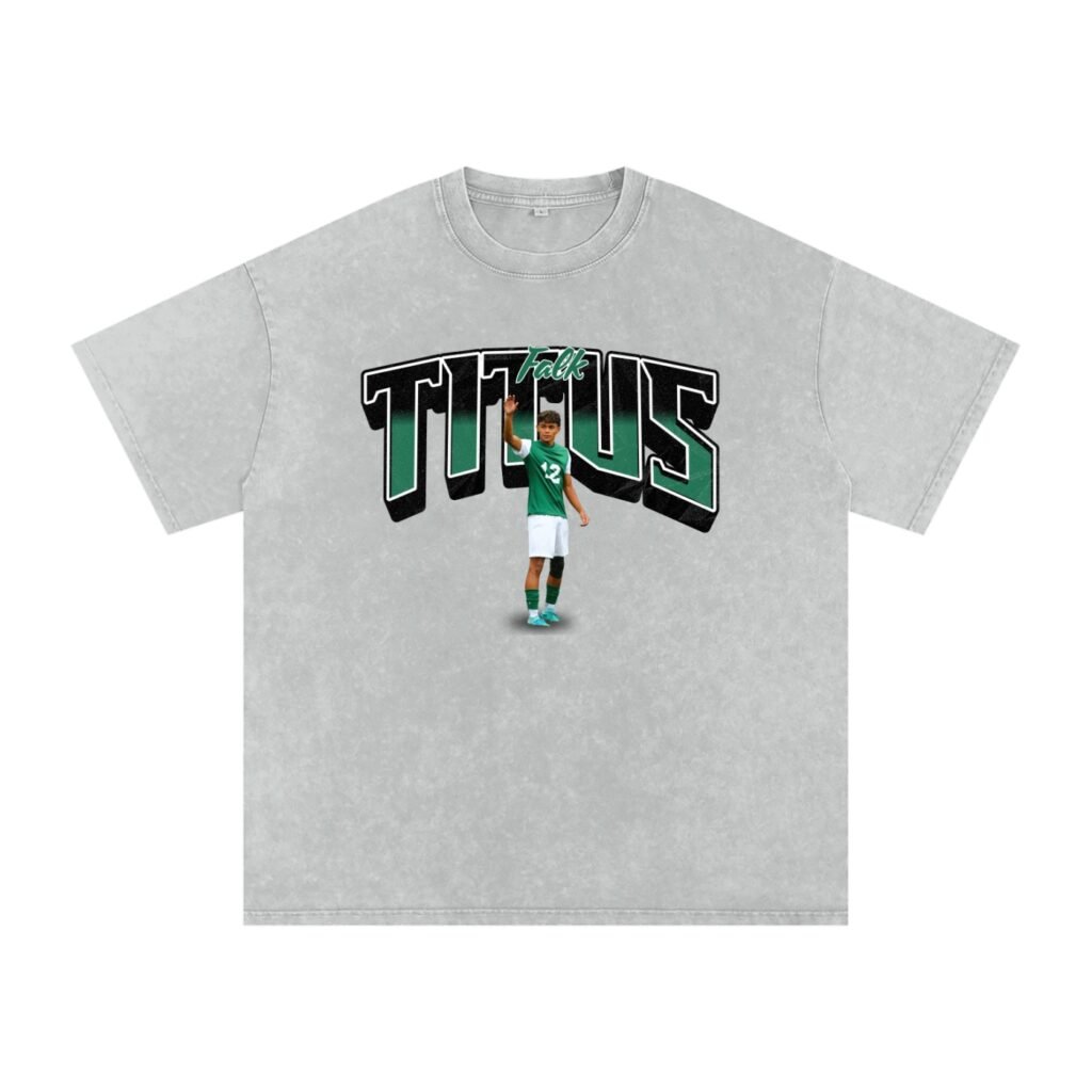 Titus Falk Snow Washed Oversized TEE