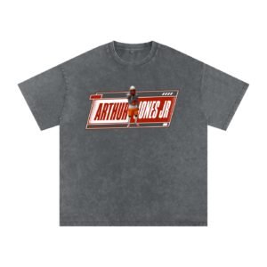 Arthur Seatbelt Jones  Snow Washed Oversized TEE - Image 4