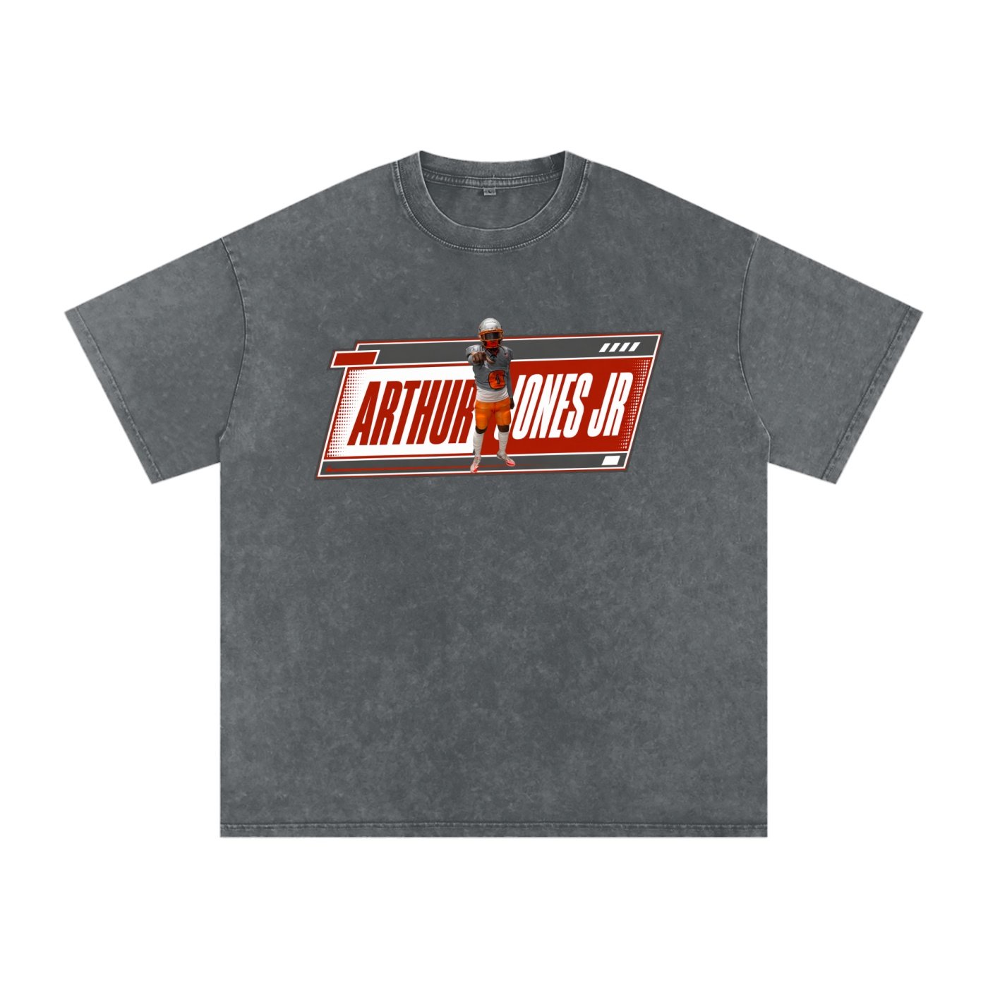 Arthur Seatbelt Jones  Snow Washed Oversized TEE - Image 4