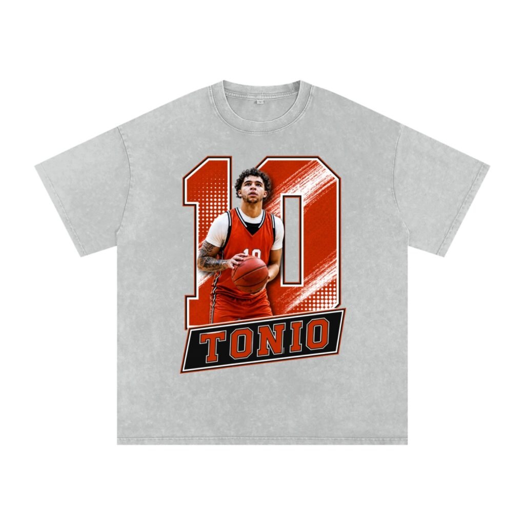 Tonio Martinez Snow Washed Oversized TEE