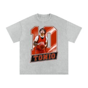 Tonio Martinez Snow Washed Oversized TEE - Image 3