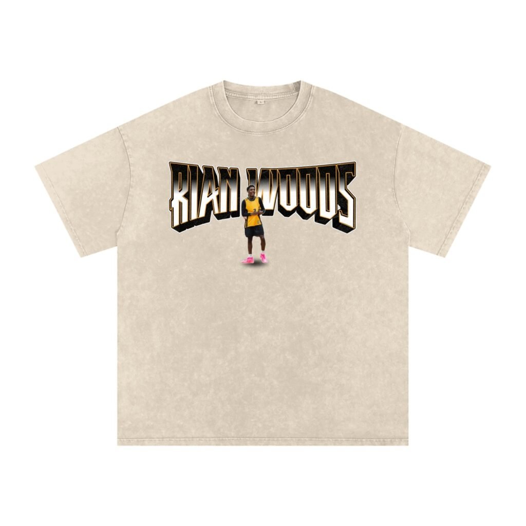 Rian Woods Snow Washed Oversized TEE