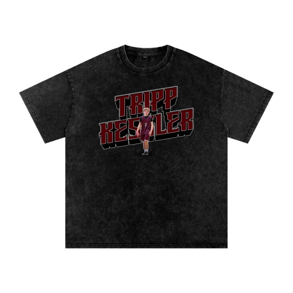 Tripp Kessler Snow Washed Oversized TEE
