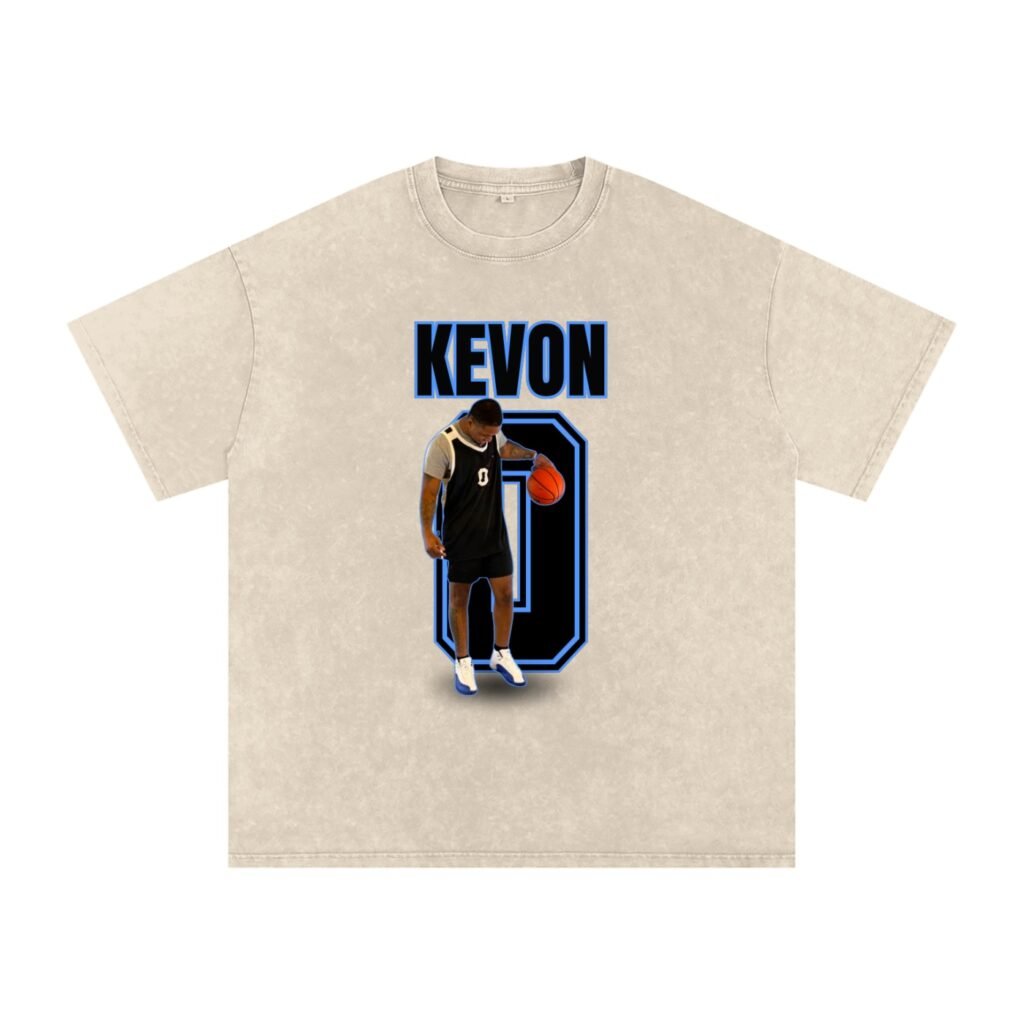 Kevon Washington Snow Washed Oversized TEE
