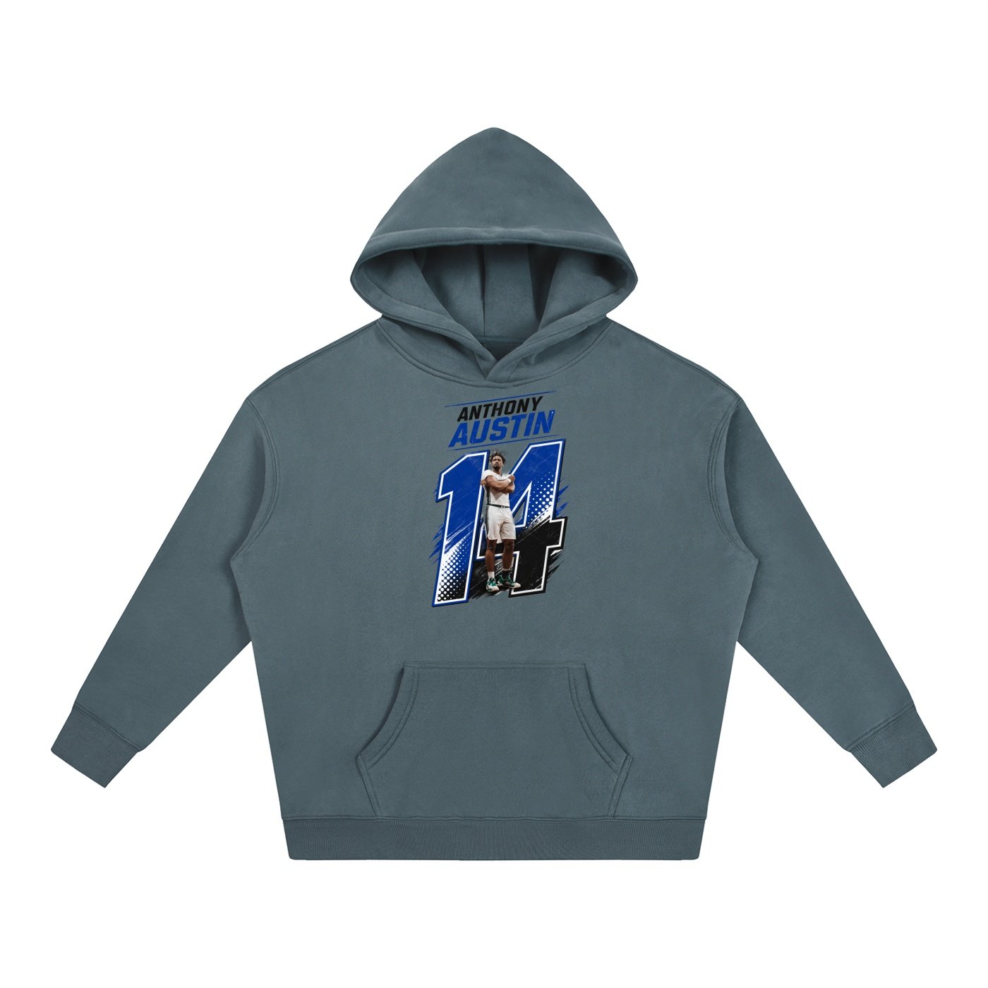 Anthony Austin Oversize Fleeced Hoodie - Image 4