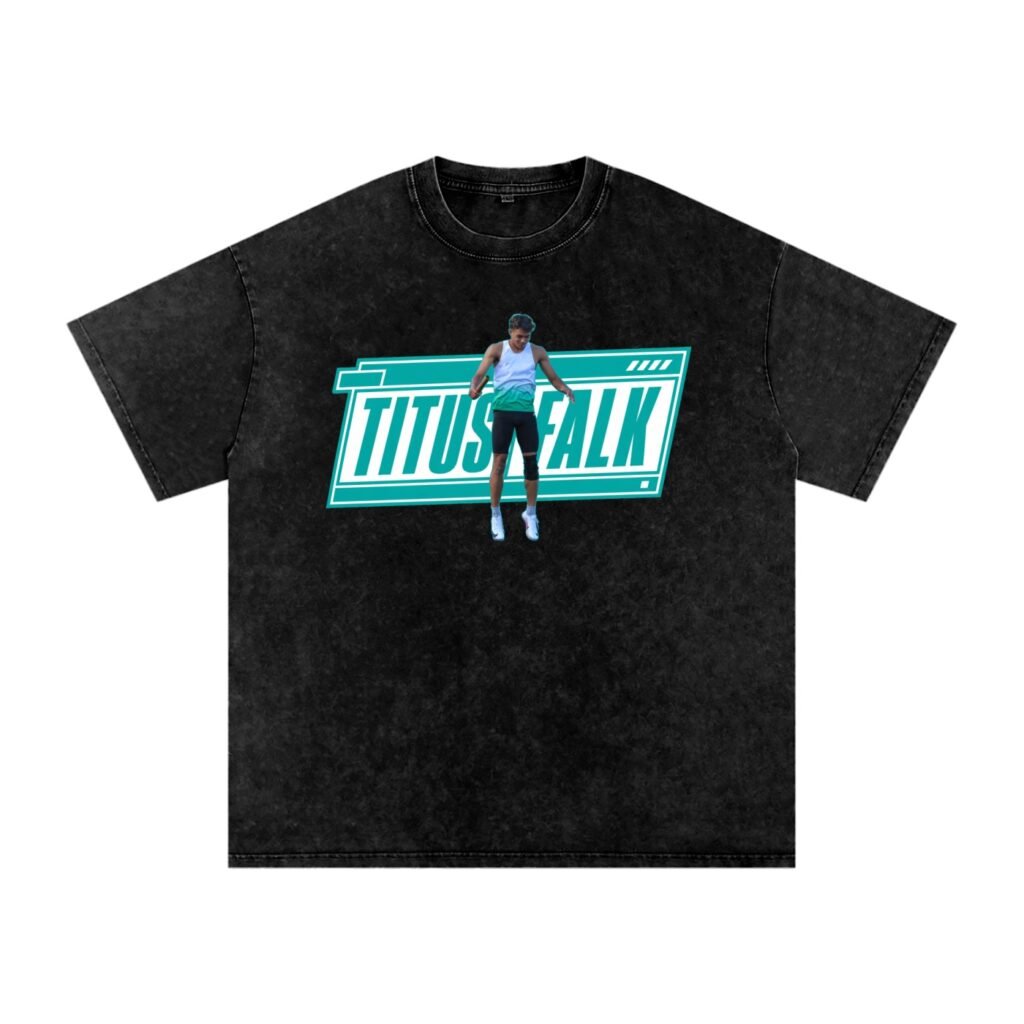 Titus Falk Snow Washed Oversized TEE
