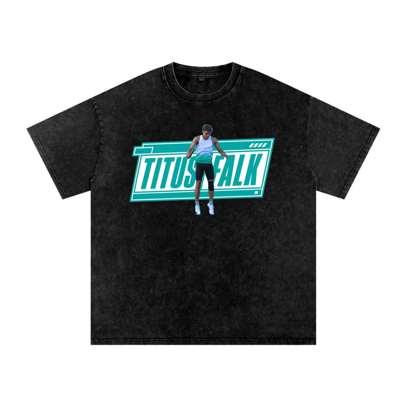 Titus Falk Snow Washed Oversized TEE - Image 1