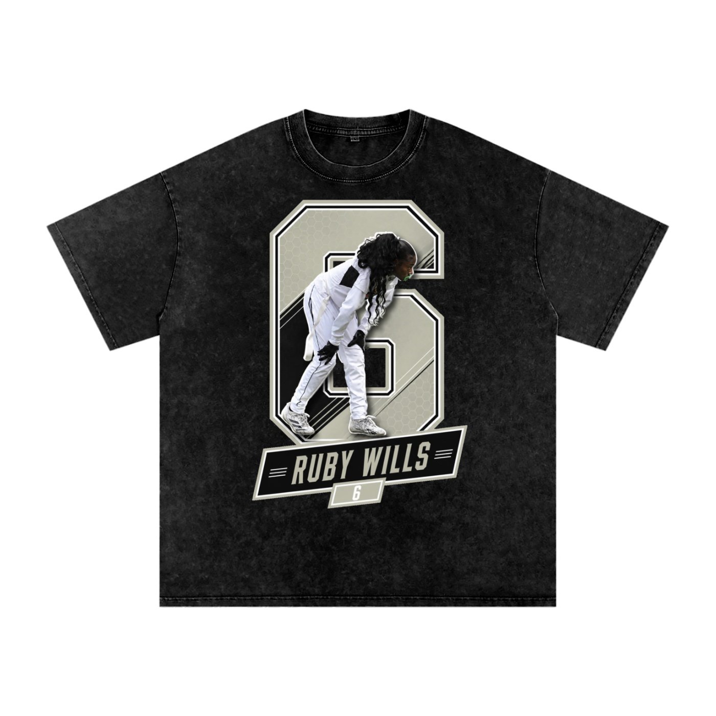 Ruby wills  Snow Washed Oversized TEE - Image 1