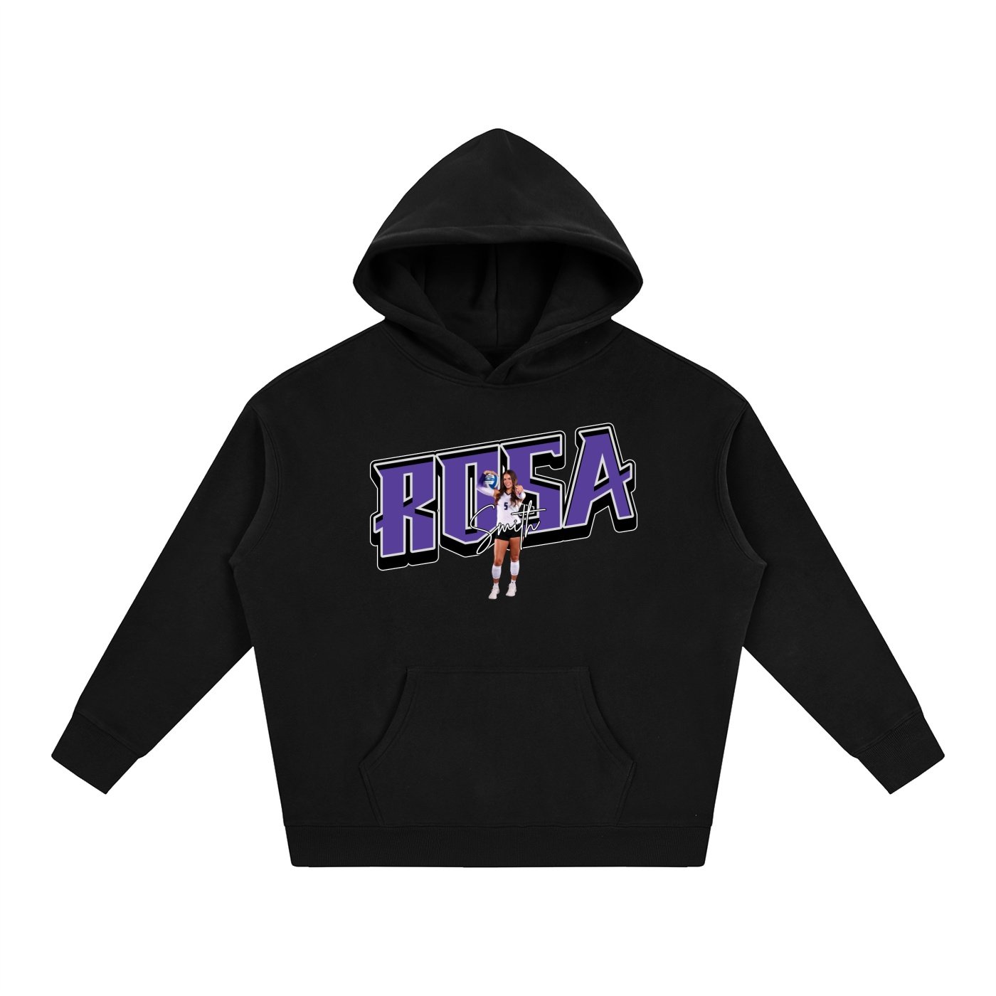 Rosa Smith Oversize Fleeced Hoodie - Image 1