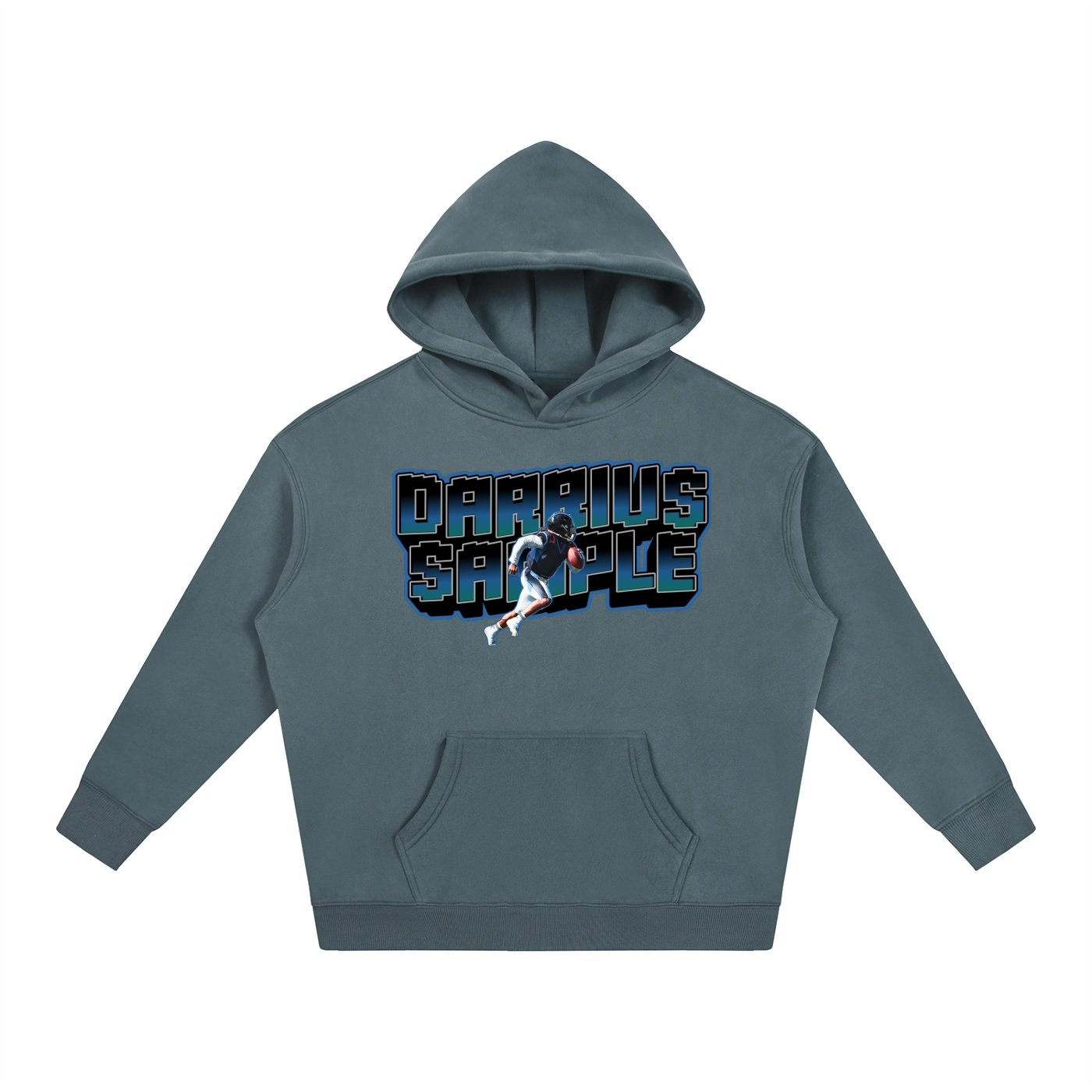 Darrius Sample Oversize Fleeced Hoodie - Image 4