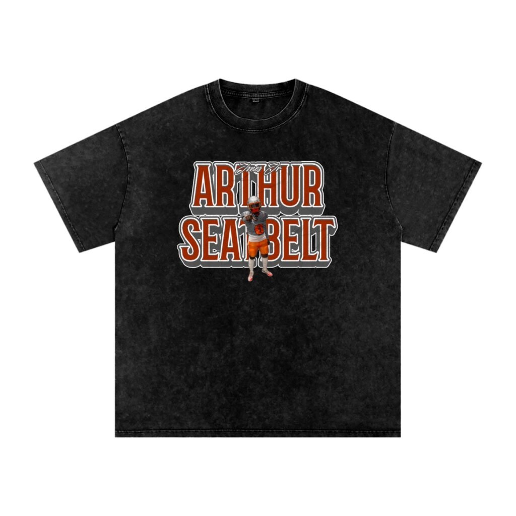 Arthur Seatbelt Jones Snow Washed Oversized TEE