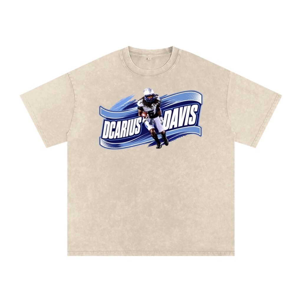 Dcarius Davis Snow Washed Oversized TEE