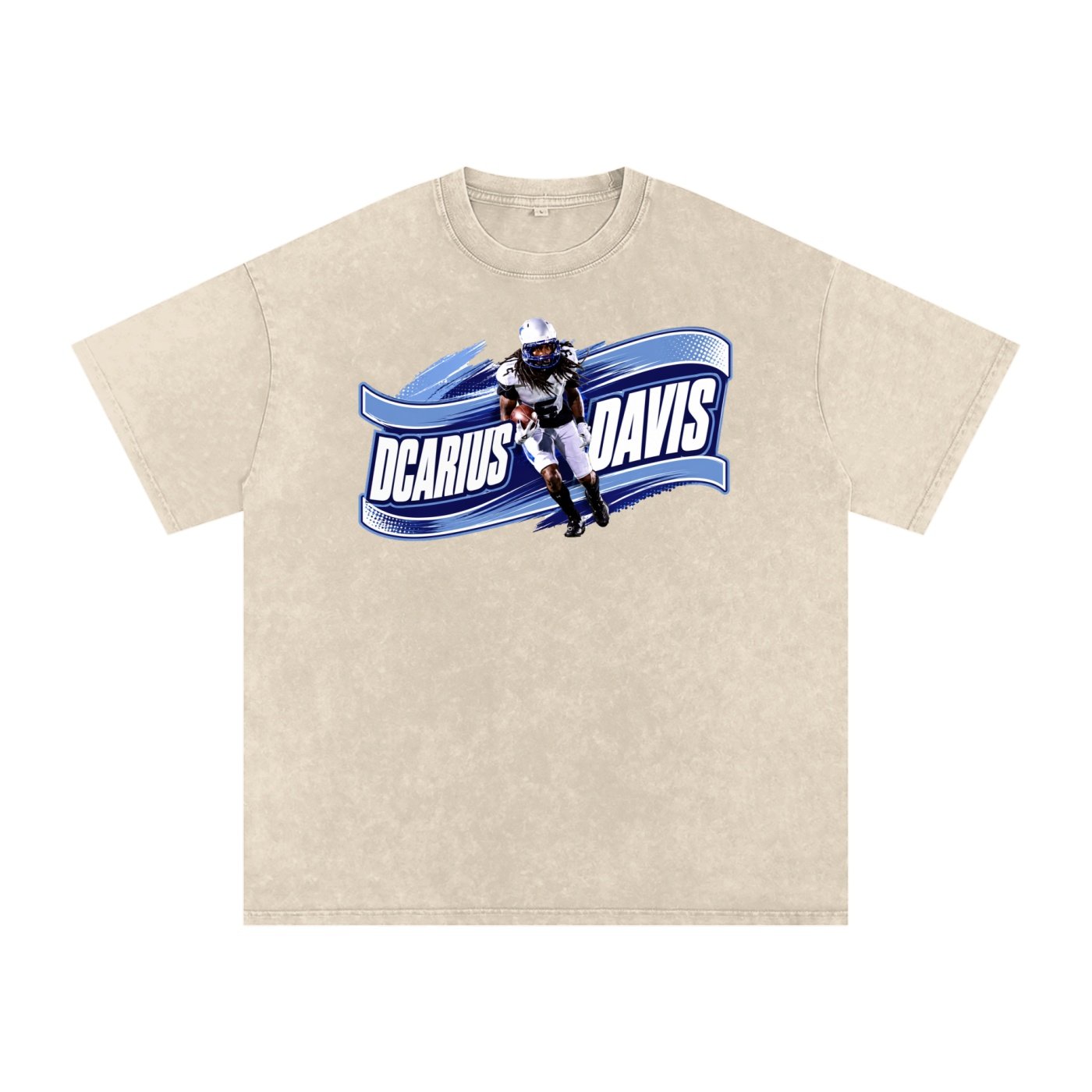 Dcarius Davis Snow Washed Oversized TEE - Image 2