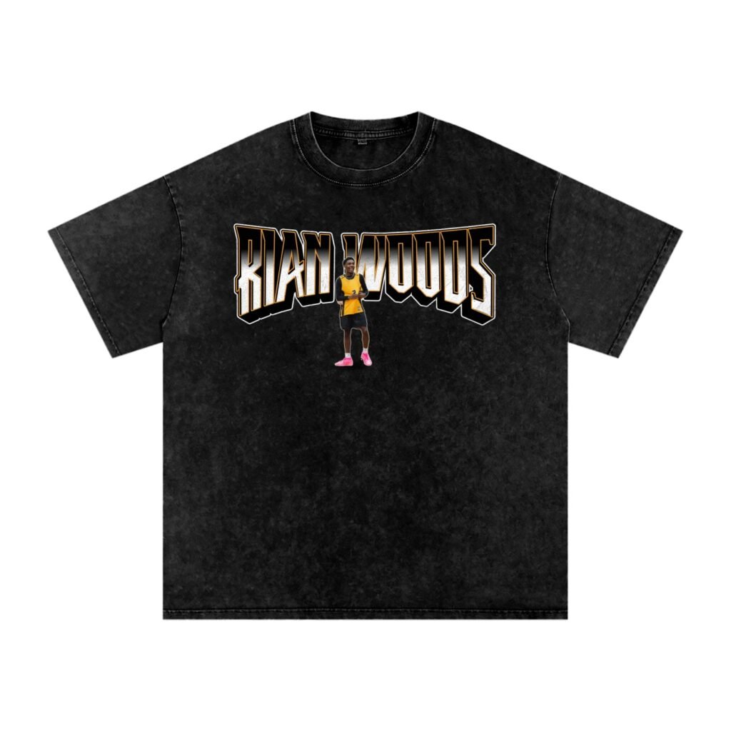 Rian Woods Snow Washed Oversized TEE