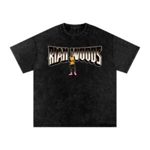 Rian Woods Snow Washed Oversized TEE - Image 1