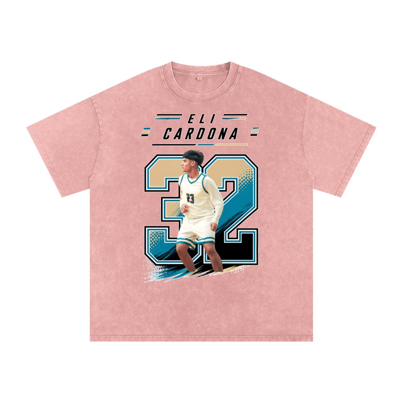Eli Cardona Snow Washed Oversized TEE - Image 3