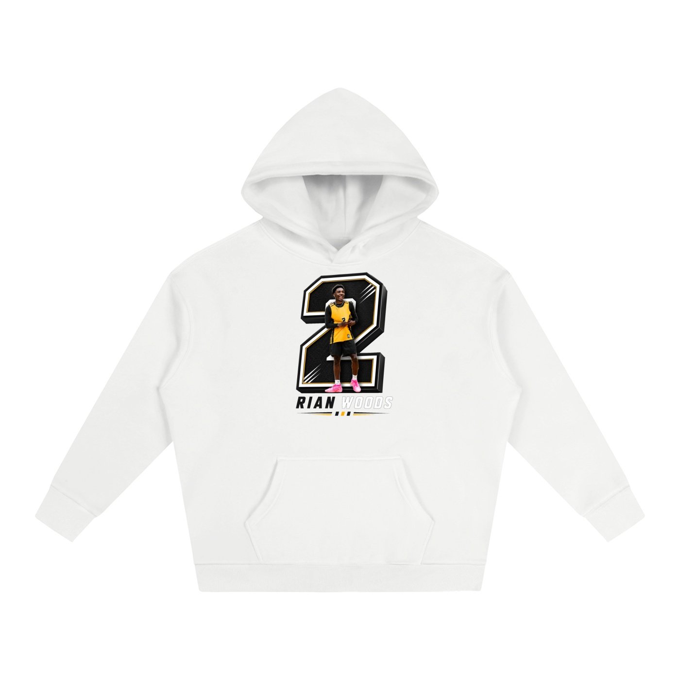 Rian Woods Oversize Fleeced Hoodie - Image 2